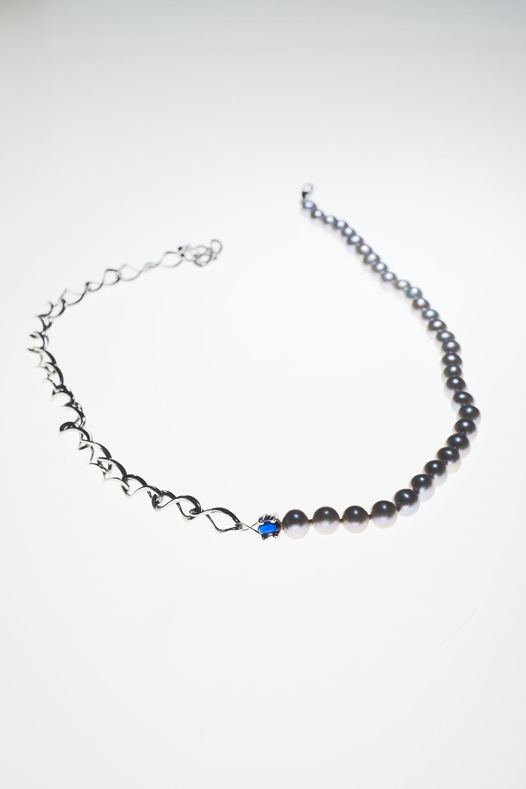 14K Nucleus Chain Pearl Necklace