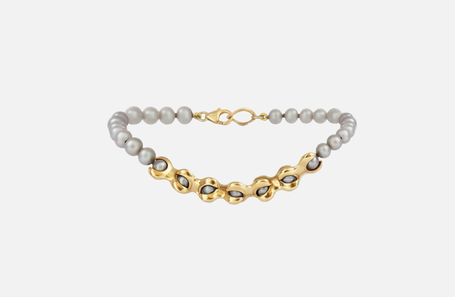 14K 6X Pearl Bracelet