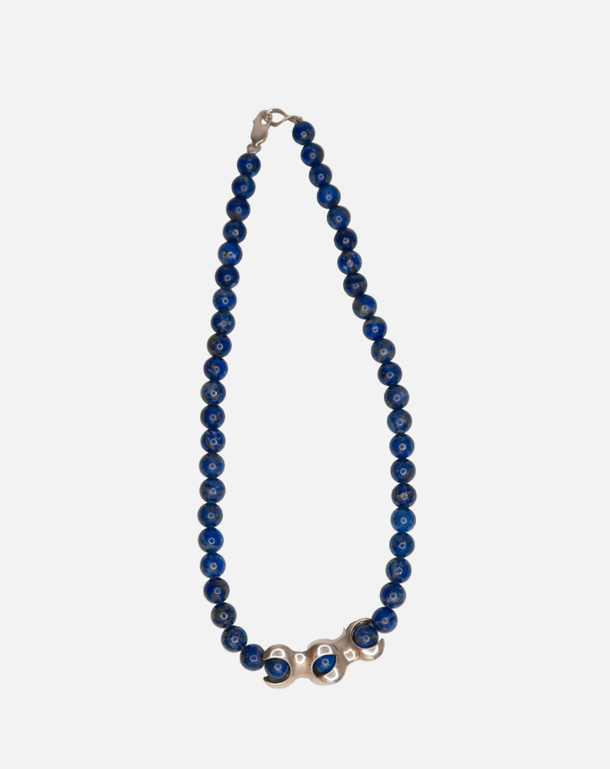 DOUBLE X LAPIS LAZULI NECKLACE