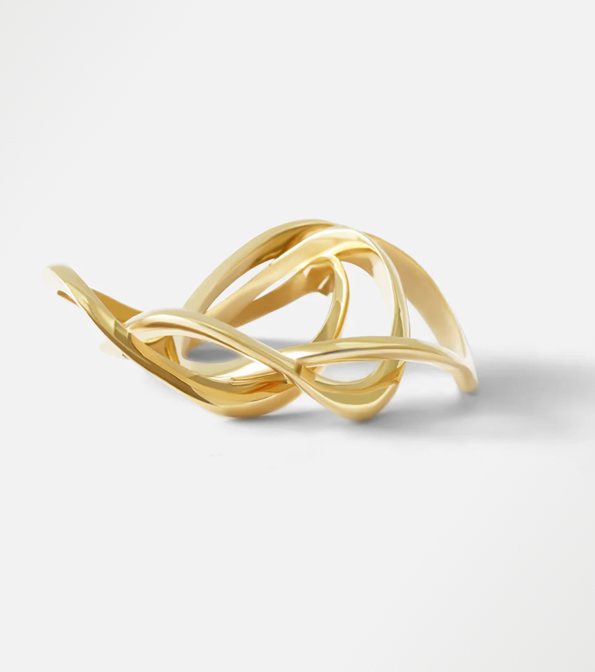 14K Twist Stack Rings