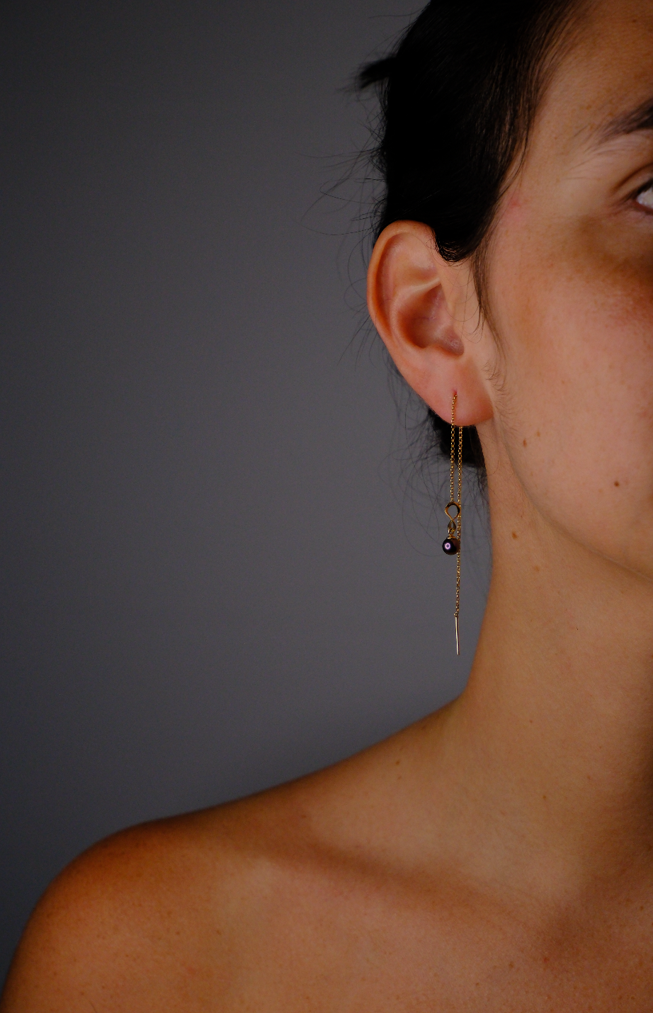 14K Threader Earring