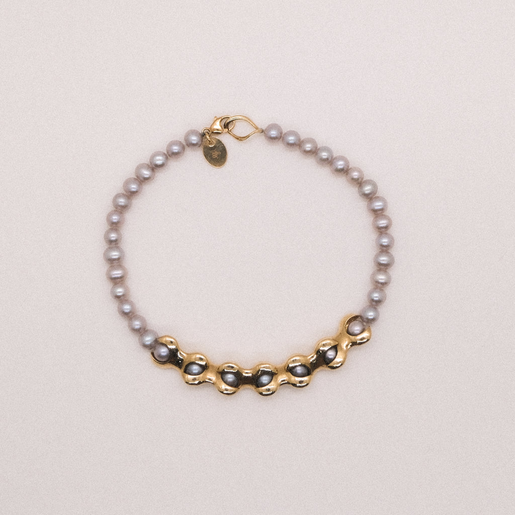 14K X Pearl Bracelet