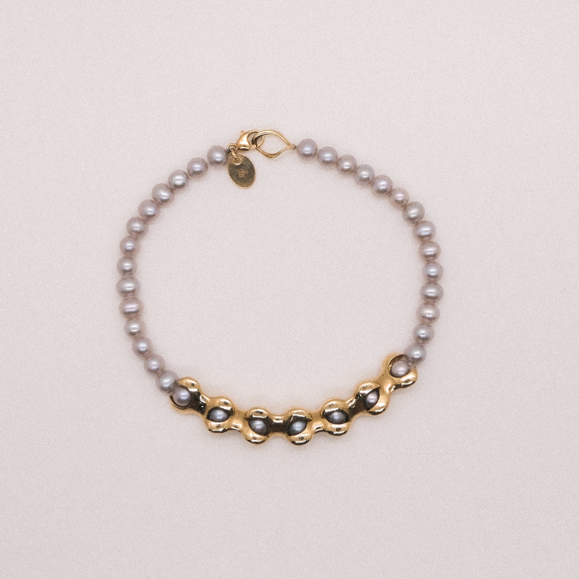 14K 6X Pearl Bracelet