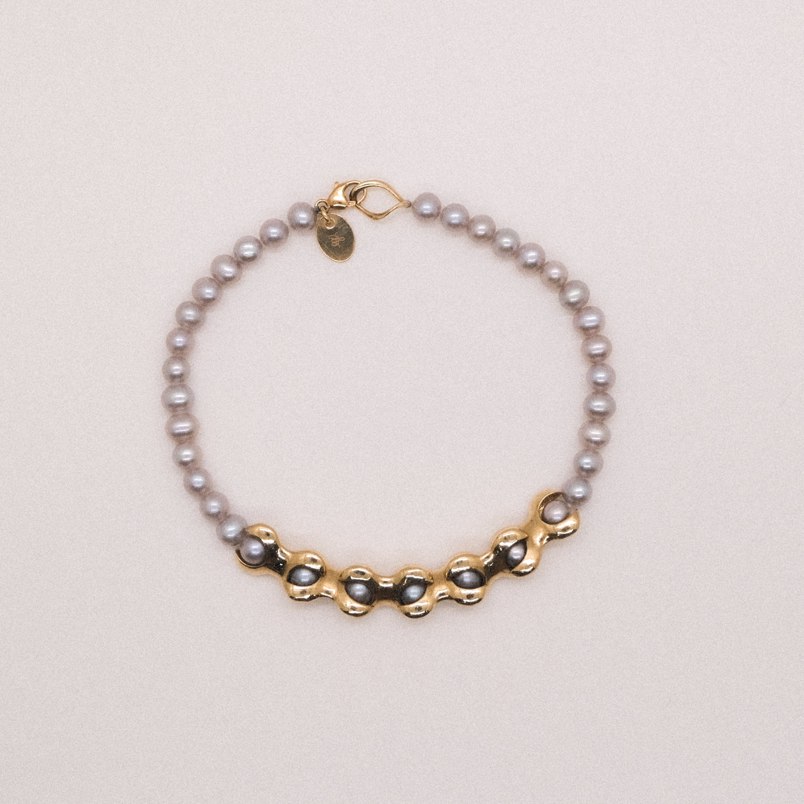 14K X Pearl Bracelet