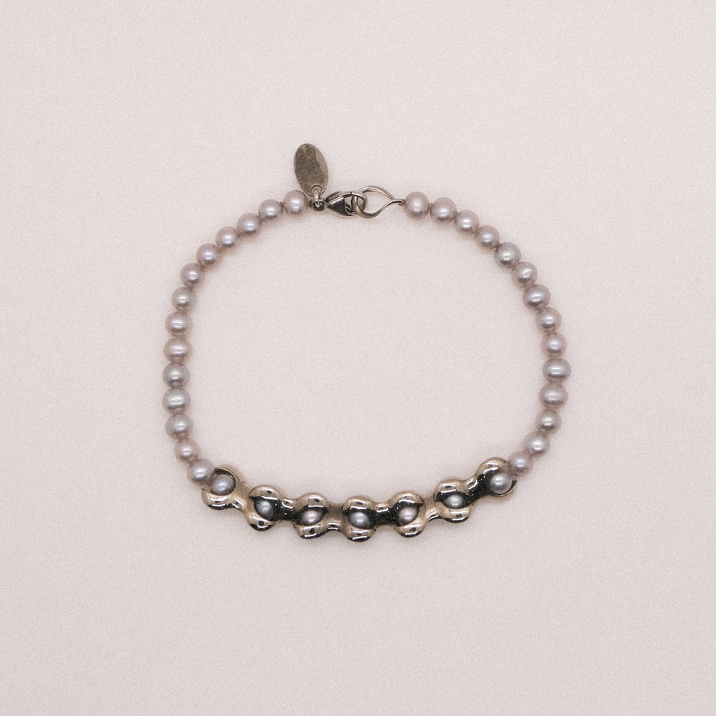 14K X Pearl Bracelet
