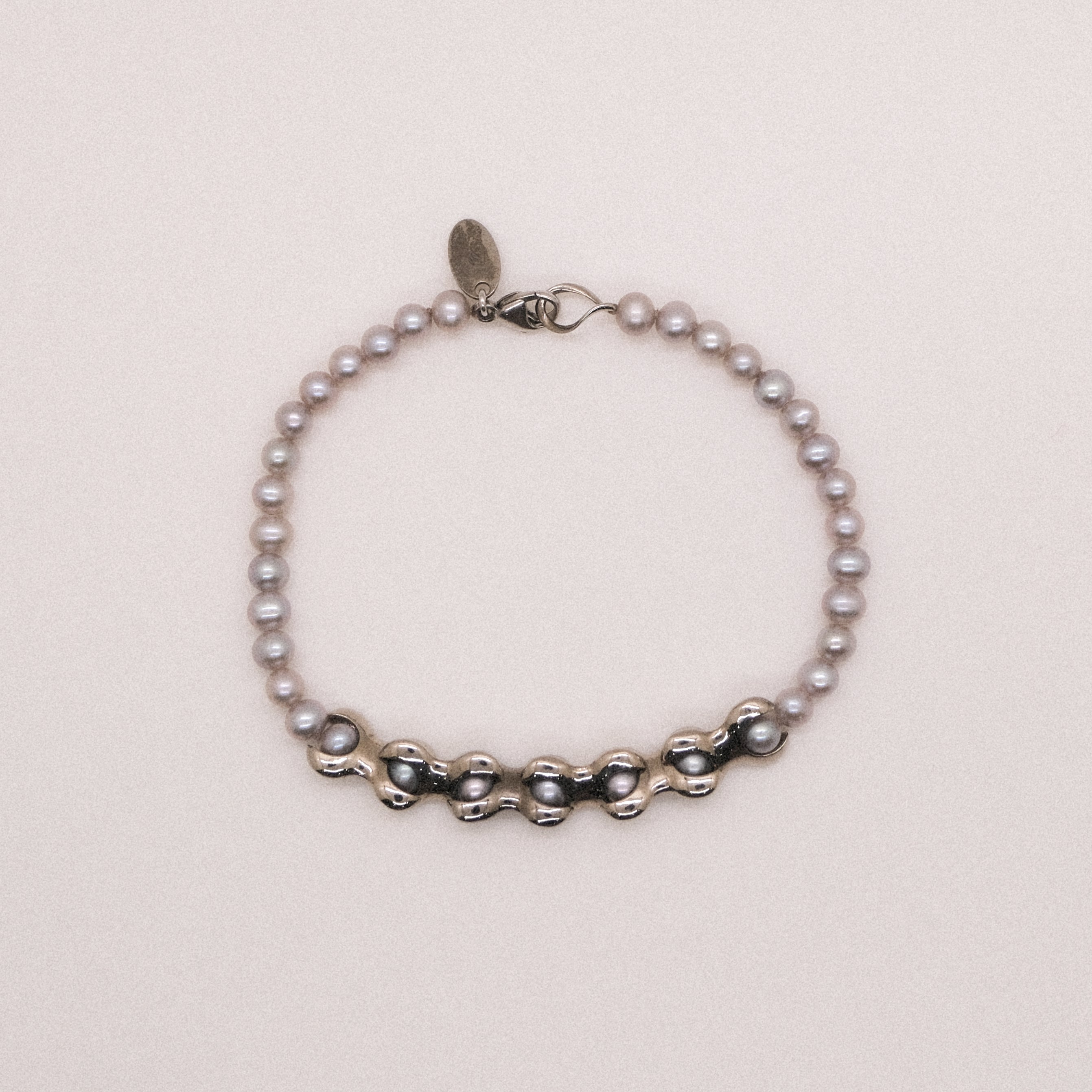14K X Pearl Bracelet